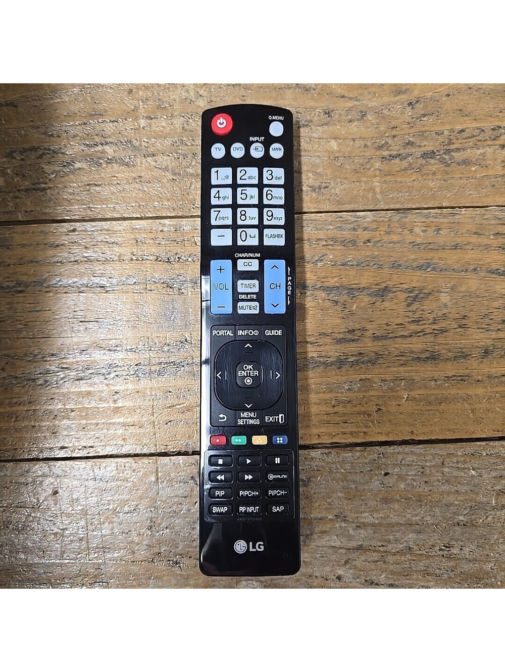 LG TV Remote Control AKB73755414 *tested Working *